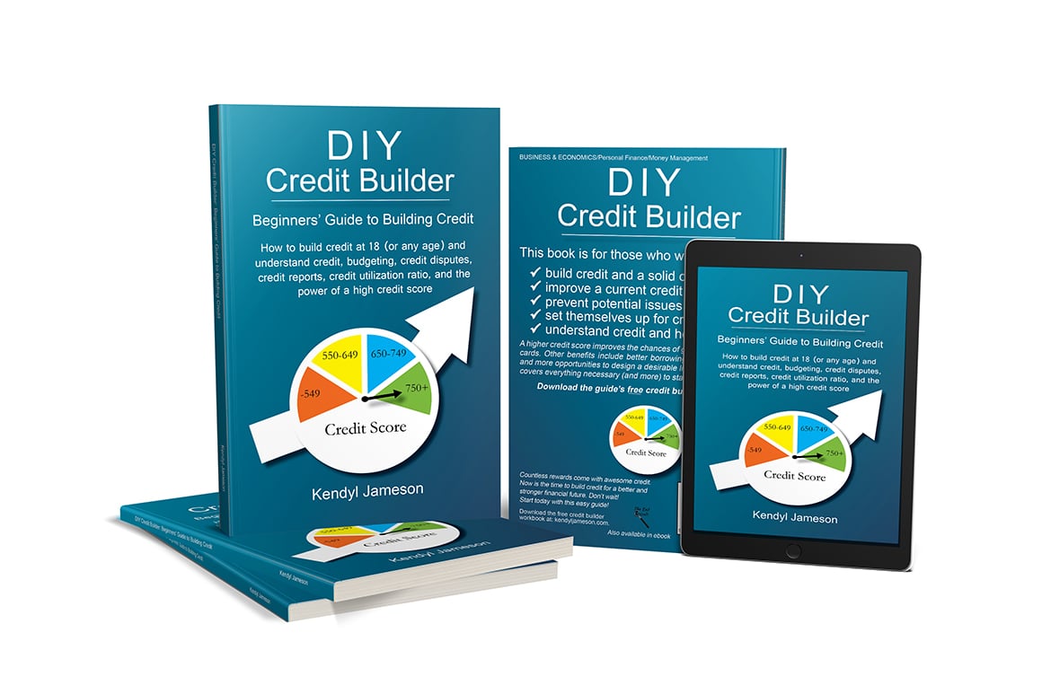 DIY Credit Builder book in paperback and ebook by Kendyl Jameson
