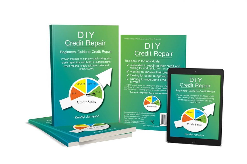 DIY Credit Repair book in paperback and ebook by Kendyl Jameson